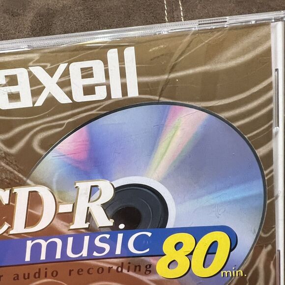 Maxell CD-R Music 80 min for audio recording Rip Disc Play Back In Car disc man - Picture 10 of 11